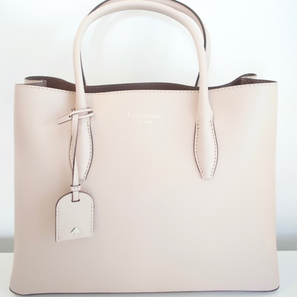 kate spade Handbags - Kate Spade NWT Medium Eva Satchel in Warm Beige